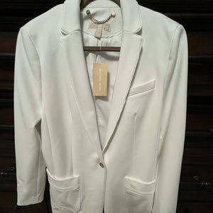 White Michael Kors blazer, size 10.  NWT